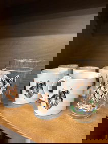 WOLF MUGS AND GLASS