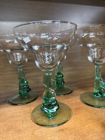 4 X VINTAGE MARGARITA MAN SLEEPING GLASSES