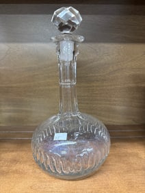 VINTAGE GLASS DECANTER