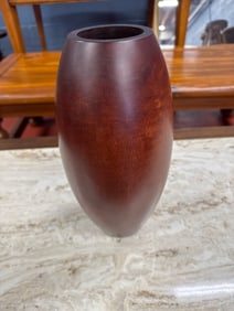 WOOD DECORATIVE VASE