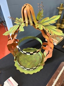 IN THE STYLE OF MACKENZIE CHILDS PASTRY HOLDER