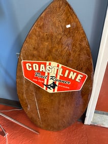 VINTAGE COASTLINE RAIL RUNNER PRO SKIM DIVISION BOARD