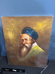 RABBI CANVAS PAINTING