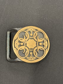 TECH ETHER GUILD BALDRIC SOLID BRASS BELT BUCKLE