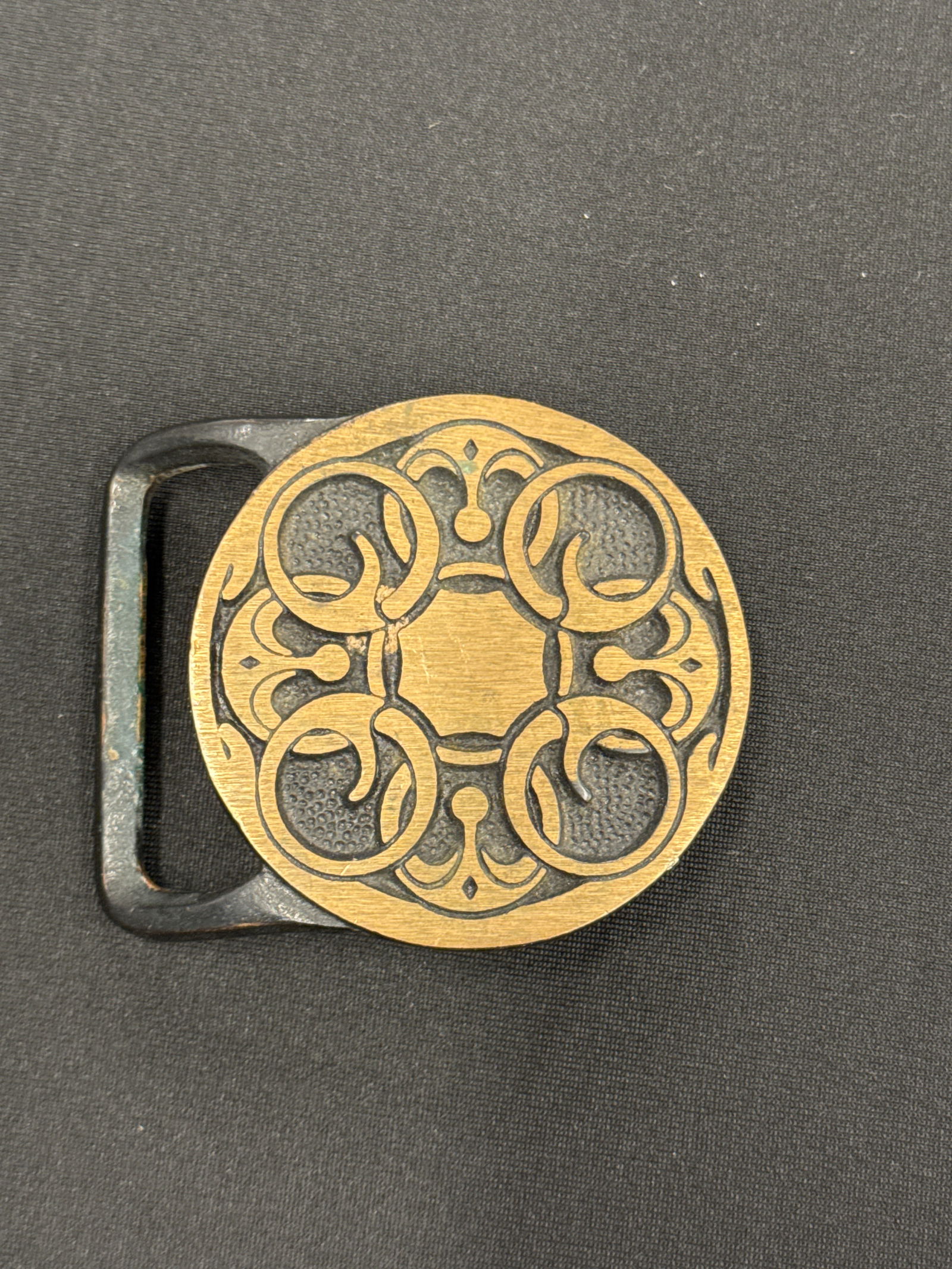 TECH ETHER GUILD BALDRIC SOLID BRASS BELT BUCKLE (1 of 2)