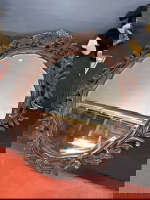 DECORATIVE WOOD MIRROR