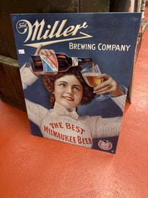 MILLER MILWAUKEE BEER DECOR SIGN