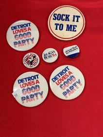 POLITICAL BUTTONS