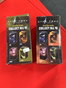 STAR TREK COLLECTORS GLASSES