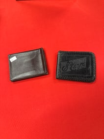 2 LEATHER WALLETS