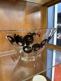 MID CENTURY MODERN POPCORN BOWL