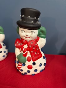 CERAMIC SNOWMAN DECORATION #1
