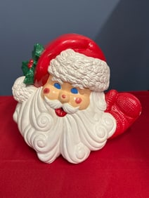 LARGE VINTAGE CERAMIC SANTA CLAUS
