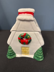 CERAMIC CHRISTMAS COOKIE JAR