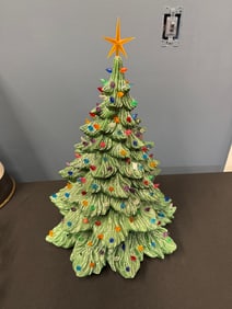 LARGE CERAMIC CHRISTMAS TREE