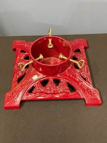 VINTAGE LL BEAN CAST IRON CHRISTMAS TREE STAND