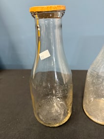 OLD 1 QUART MILK BOTTLES