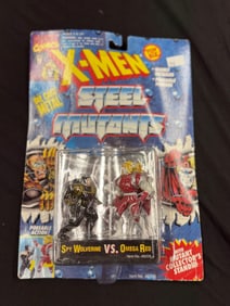 MARVEL COMICS TOY BIZ X-MEN STEEL MUTANT ACTION FIGURES
