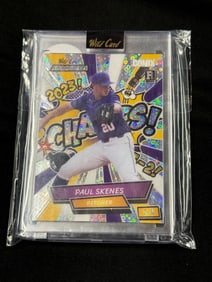 PAUL SKENES WILD CARD ROOKIE CARD 5 OF 8
