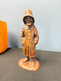 VINTAGE WOOD FISHERMAN