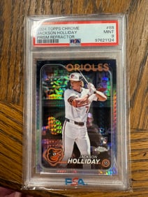 JACKSON HOLLIDAY PRISM REFRACTOR MINT 9 PSA ROOKIE