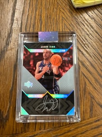 JASON KIDD UPPER DECK BLACK ON CARD AUTOGRAPH 9/25