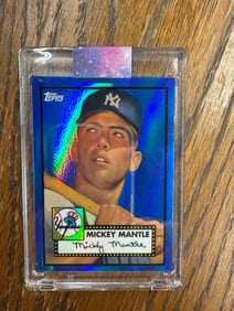 2008 Topps Chrome #MMR52 Rookie Mantle Blue Refractor New York Yankees