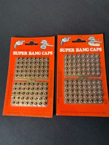 VINTAGE 2 PACK OF NEW EXTRA LOUD SUPER BANG CAPS