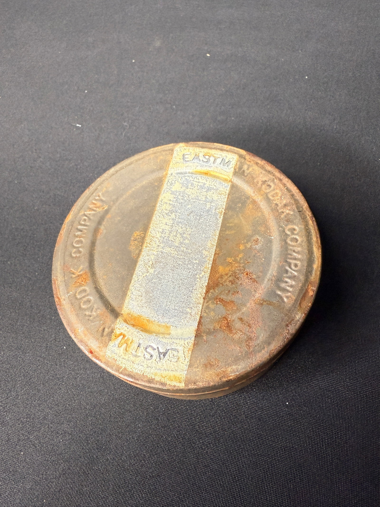 1970S EASTMAN KODAK VINTAGE FILM CANISTER: Small film canister. 4 inches wide.