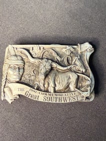 1981 COMMEMORATIVE THE GREAT SOUTHWEST BELT BUCKLE