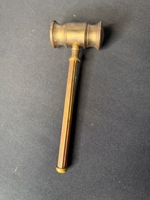 BRASS JUDGES GAVEL