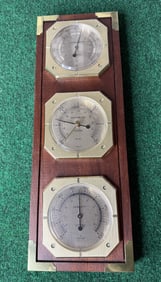 3 DIAL BAROMETER THERMOMETER
