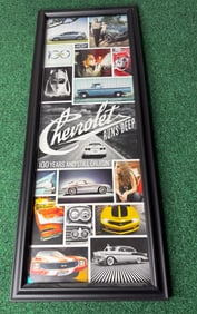 TEXACO RUNS DEEP FRAMED PICTURE.