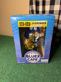M&M Limited Edition Blues Cafe Official Brand Candy dispenser