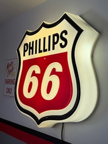 Phillips 66 Plastic Illuminated Sign