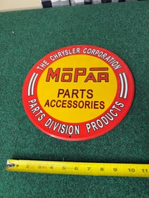Mopar Parts Accessories Sign