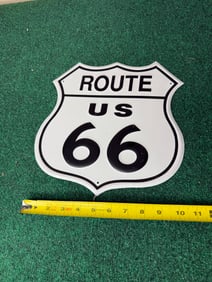 Route 66 Metal Sign