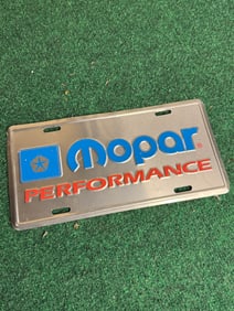 Mopar Performance License Plate