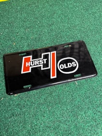 Hurst/Olds license plate