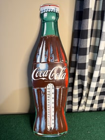 Vintage Coca Cola Thermometer Large Size