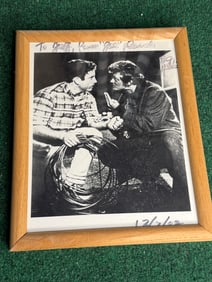 To Jeff from Bo Hopkins "Joe" Autographed American Graffiti Movie Still