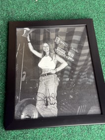 Unknown Autographed Racing Photo