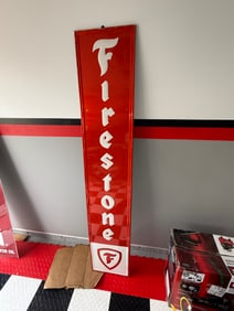 1960S Firestone 6ft embossed advertising sign