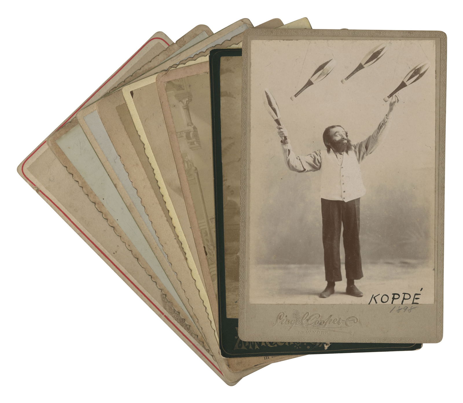 Collection of Twenty Cabinet Cards of Circus and Sideshow Performers (American, 1880-1910) (1 of 10)