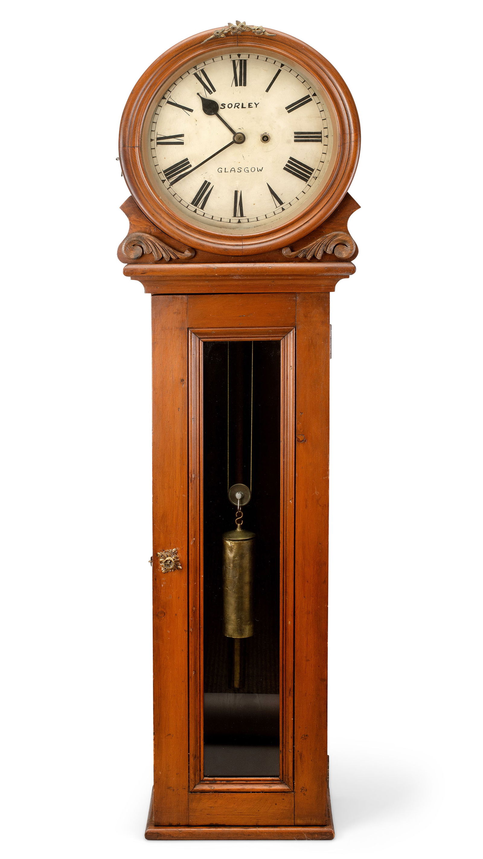 Wall Clock by Sorley (Glasgow, Scotland, 19th century) (1 of 5)