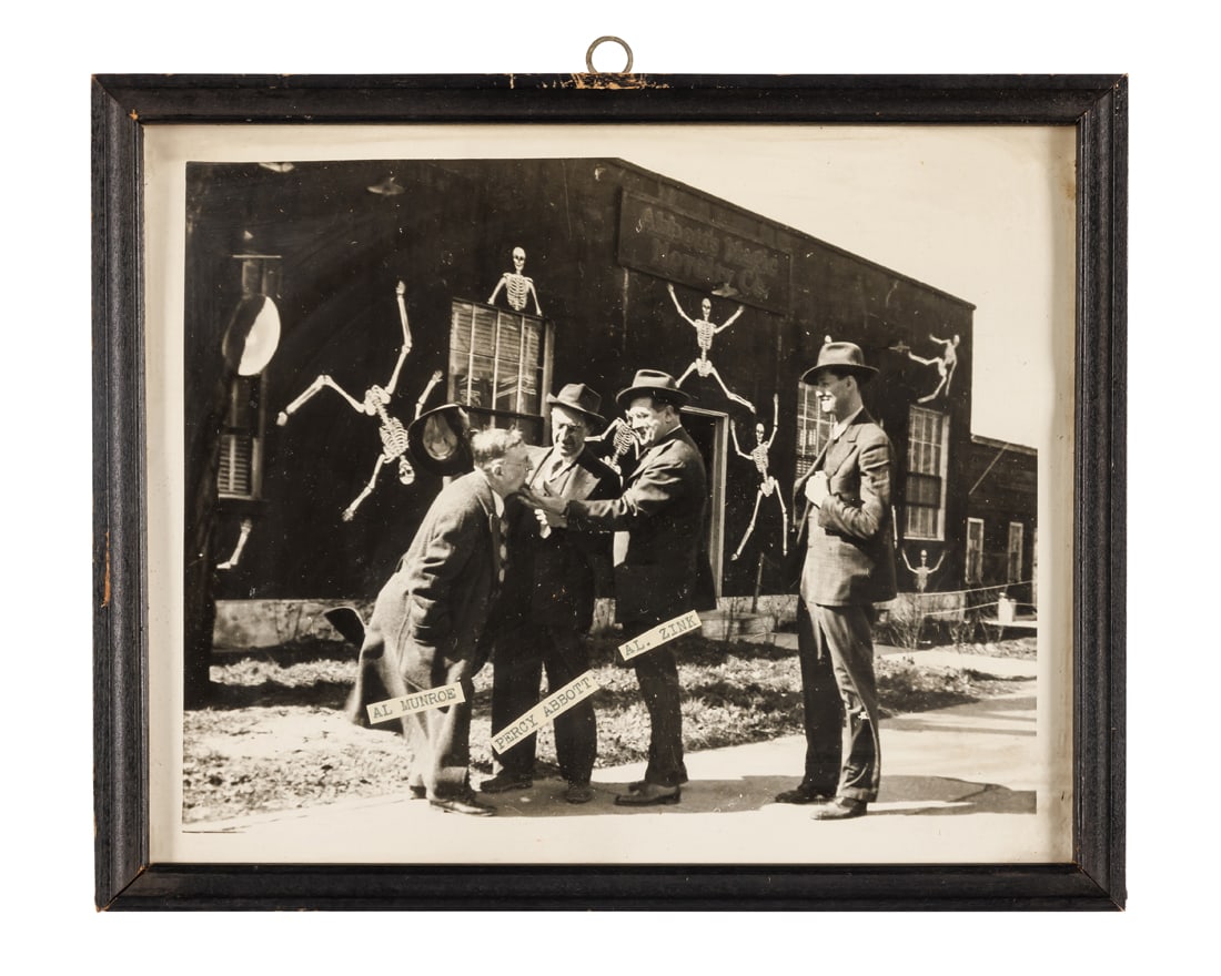 Three Early Framed Photos of Thurston and Other Magicians (America, ca. 1935) (1 of 3)