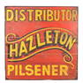 Hazleton Pilsener Trade Sign (America, ca. 1910)