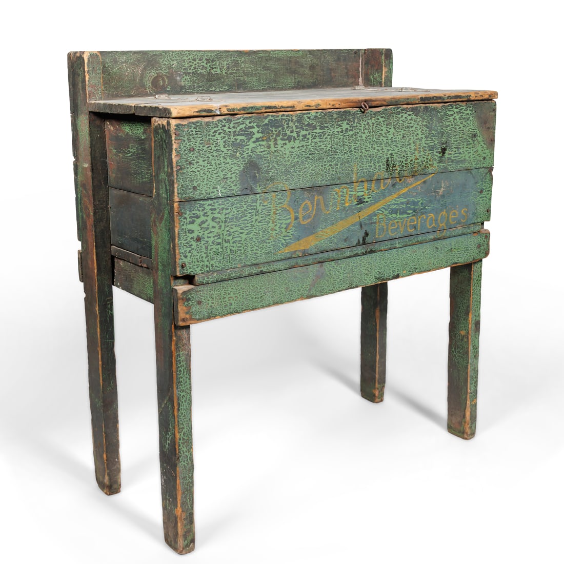 Country Store Advertising Cooler for Bernhard's Beverages (America, ca. 1930) (1 of 7)