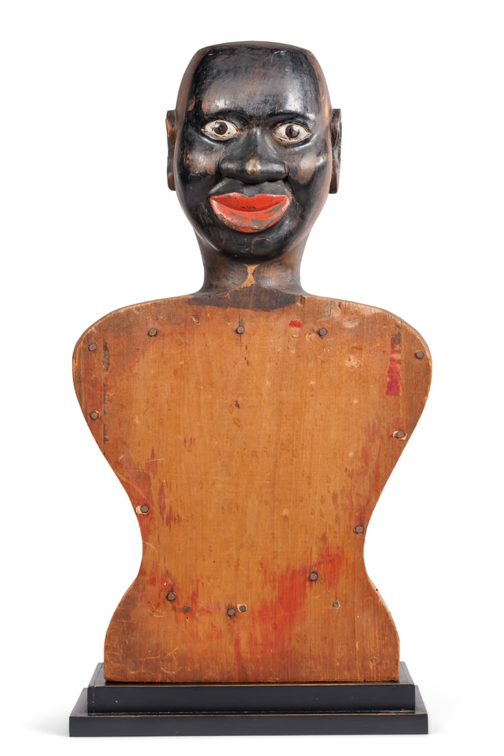 Folk Art Carved and Painted African American Figure (19th or early 20th century) (1 of 5)