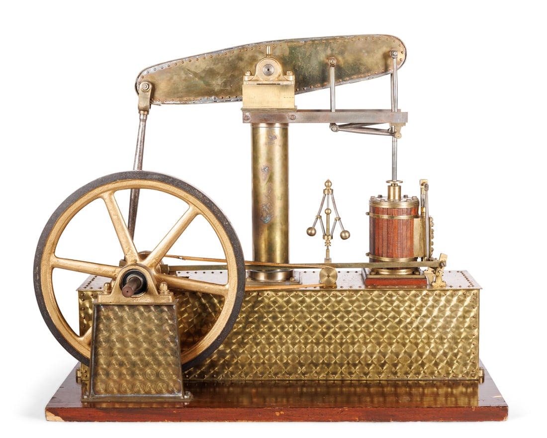 Working Model of a Walking Beam Steam Engine (20th century) (1 of 5)